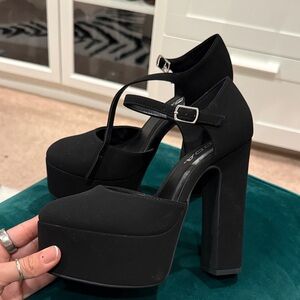 Black Platform Heels